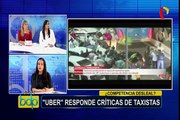 Representante de Uber se pronuncia sobre protestas de taxistas