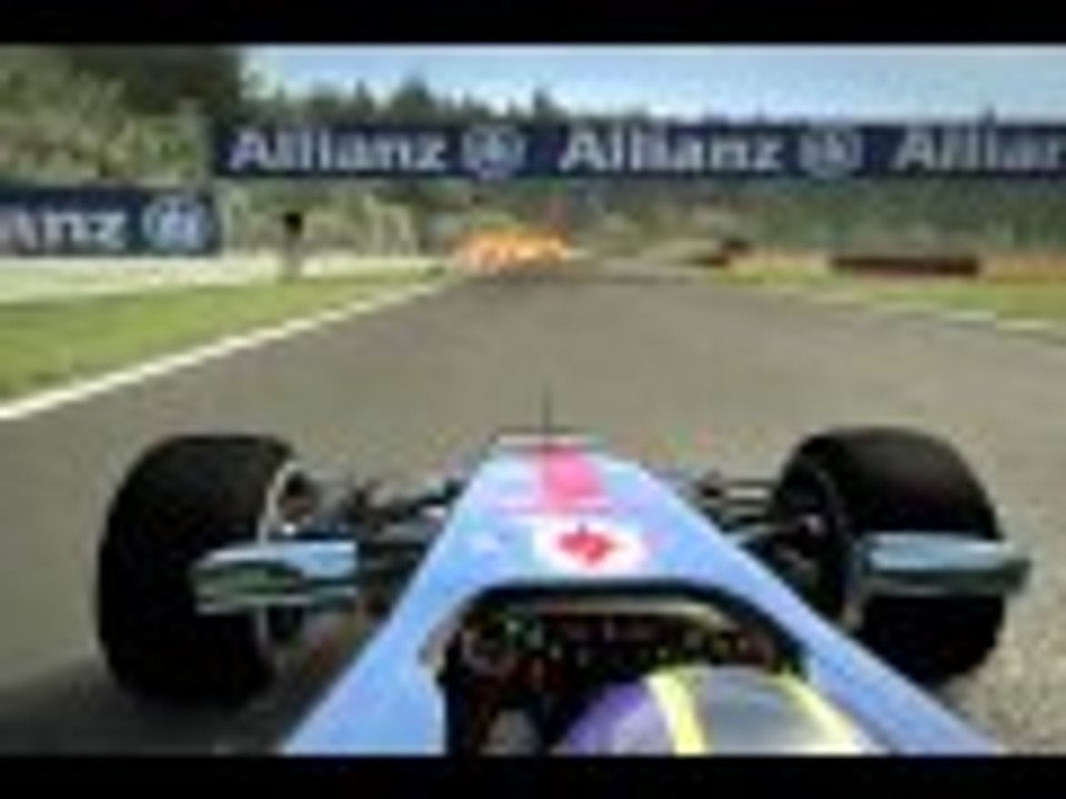 F1 2012 PC version: Race at Spa with Mclaren