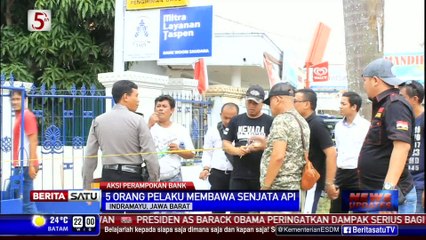 11 Pegawai Bank di Indramayu Disekap 5 Perampok