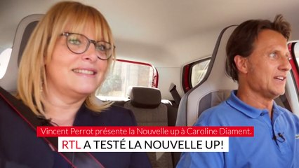 Vincent Perrot présente la Nouvelle up à Caroline Diament.