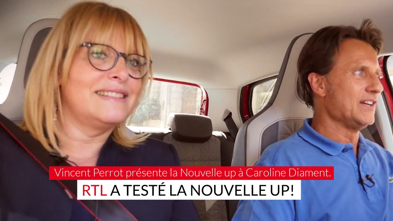 Vincent Perrot présente la Nouvelle up à Caroline Diament.