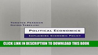 [PDF] Political Economics: Explaining Economic Policy Full Online