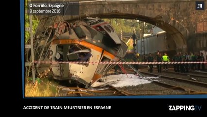 Espagne : Qautre morts et une cinquantaine de blessés dans un accident de train (Vidéo)