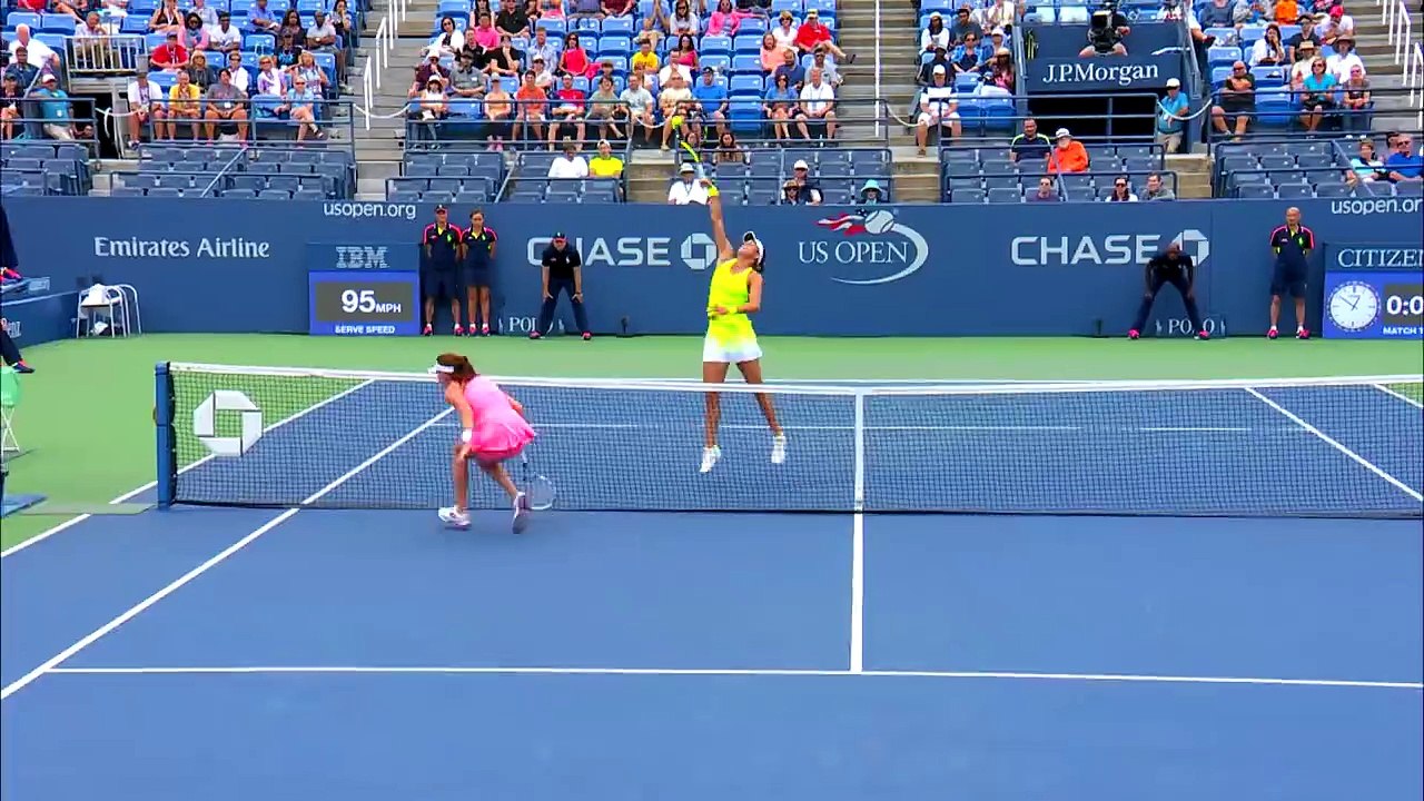 'Tweeners, lobs, smashes -- oh, my! Watch our highlight reel of great shots so far at the usopen