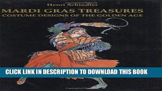 Collection Book Mardi Gras Treasures: Costume Designs of the Golden Age