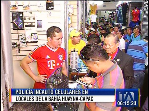 Operativo permite incautar celulares de dudosa procedencia