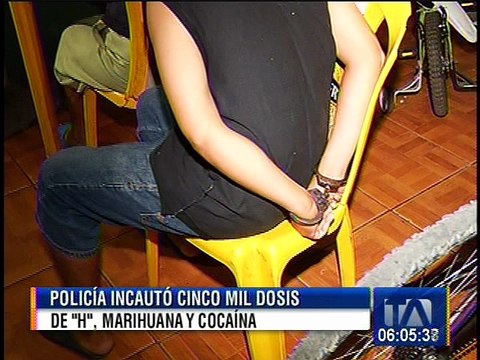 Microtraficantes recibían electrodomésticos y celulares de clientes