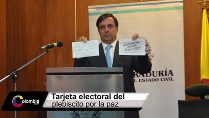 Tarjeta electoral del Plebiscito por la Paz  [Colombia.com]