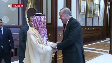 Cumhurbaşkanı Erdoğan, Adil el-Cübeyr'i kabul etti