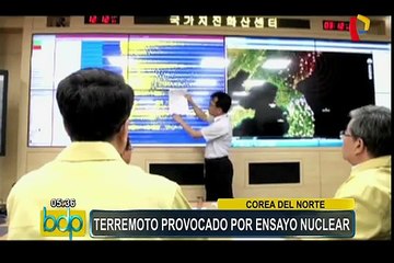 Corea del norte: terremoto provocado por ensayo nuclear