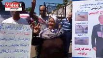متظاهرو القائد إبراهيم يهنئون الرئيس والمصريين بعيد الأضحى