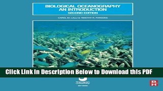 [Read] Biological Oceanography: An Introduction, Second Edition Full Online