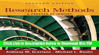 [Read] Research Methods: A Process of Inquiry (7th Edition) Ebook Free