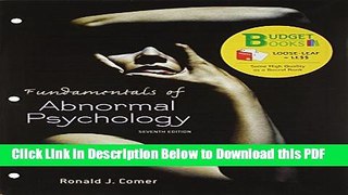 [Read] Loose-leaf Version for Fundamentals of Abnormal Psychology   LaunchPad 6 month access card
