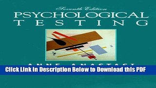[Read] Psychological Testing (7th Edition) Full Online