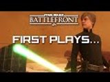 Star Wars Battlefront: Probe Droids and Tatooine Hero Battle - 1st play