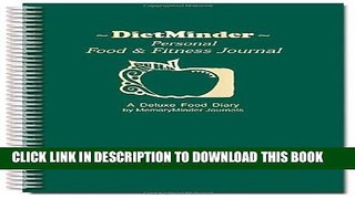 New Book DIETMINDER Personal Food   Fitness Journal (A Food and Exercise Diary)