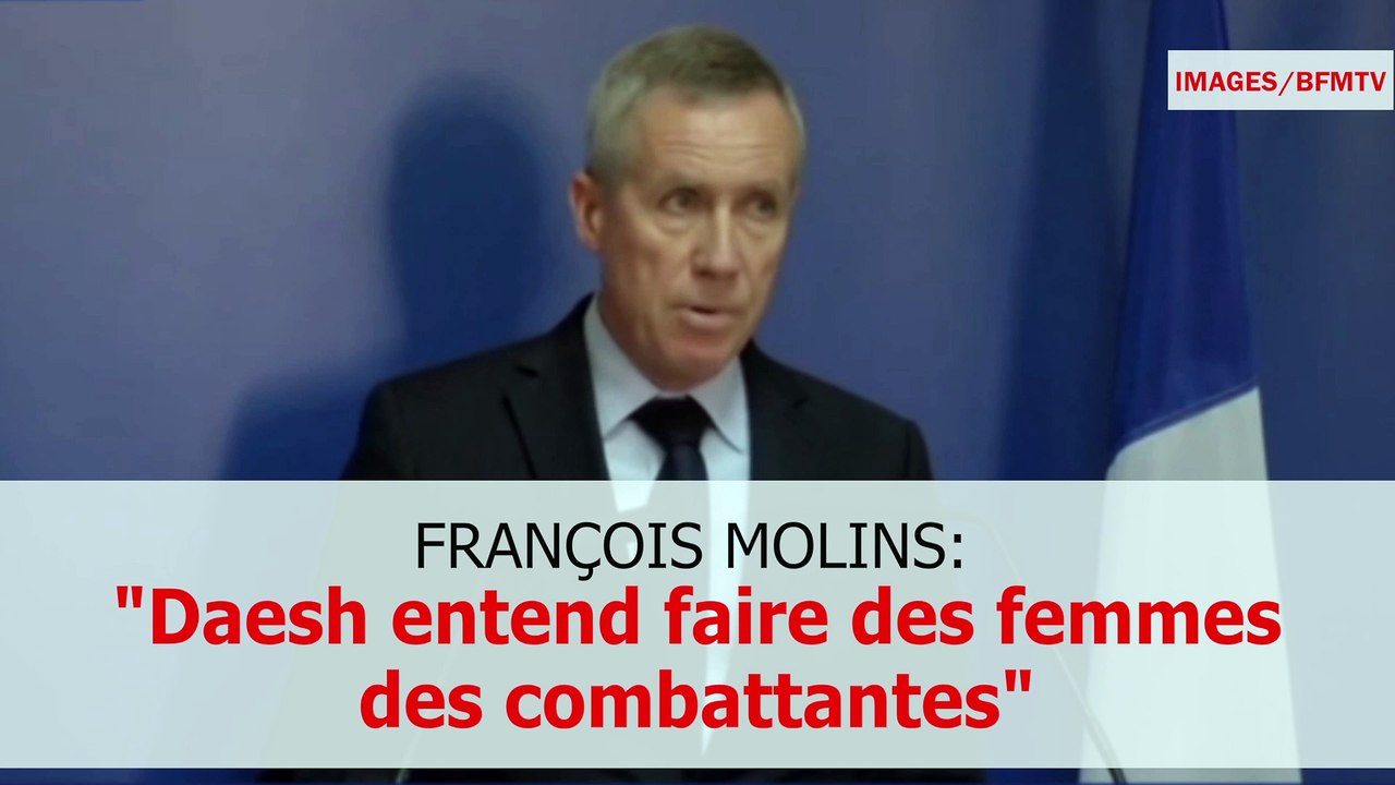François Molins: "Daesh entend faire des femmes des combattantes"