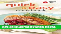 New Book American Heart Association Quick   Easy Cookbook, 2nd Edition: More Than 200 Healthy