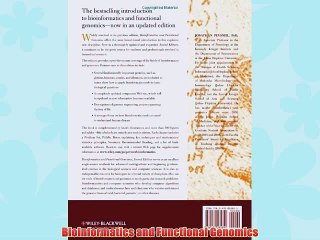 [PDF] Bioinformatics and Functional Genomics Full Colection