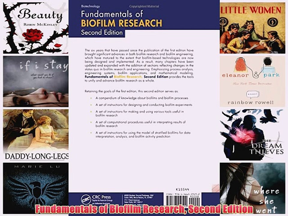 [PDF] Fundamentals of Biofilm Research Second Edition Full Online