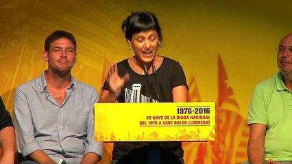 Commemoració 40 anys de la Diada a Sant Boi de Llobregat (1976)
