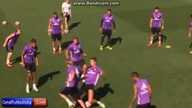 Fabio Coentrao humiliates Cristiano Ronaldo With A Pipe In Training 2016