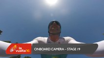 Onboard camera / Cámara a bordo - Etapa 19 (Xàbia / Calp) - La Vuelta a España 2016