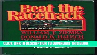 [PDF] Beat the Racetrack Popular Online