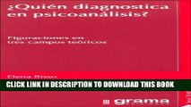 New Book Quien Diagnostica En Psicoanalisis?