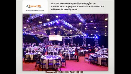 Aluguel de Mesas e Cadeiras - RentalBR