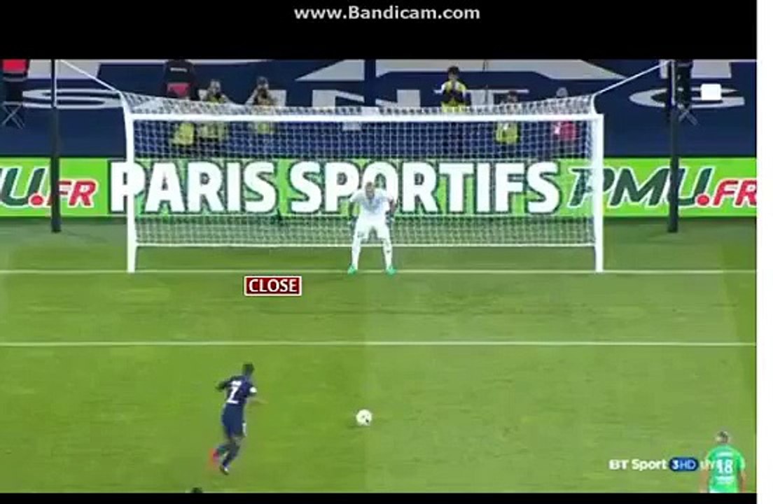 1-0 Lucas Moura Penalty Goal - PSG Vs St Etienne 1-0 (Ligue 1) 09/09/2016 HD