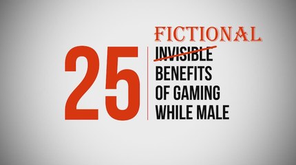 25 Fictional Benefits of Gaming While Male - Anita Sarkeesian Response