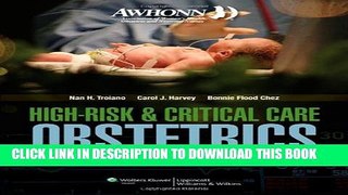 [PDF] AWHONN High-Risk   Critical Care Obstetrics (Mandeville, AWHONN s High Risk and Critical