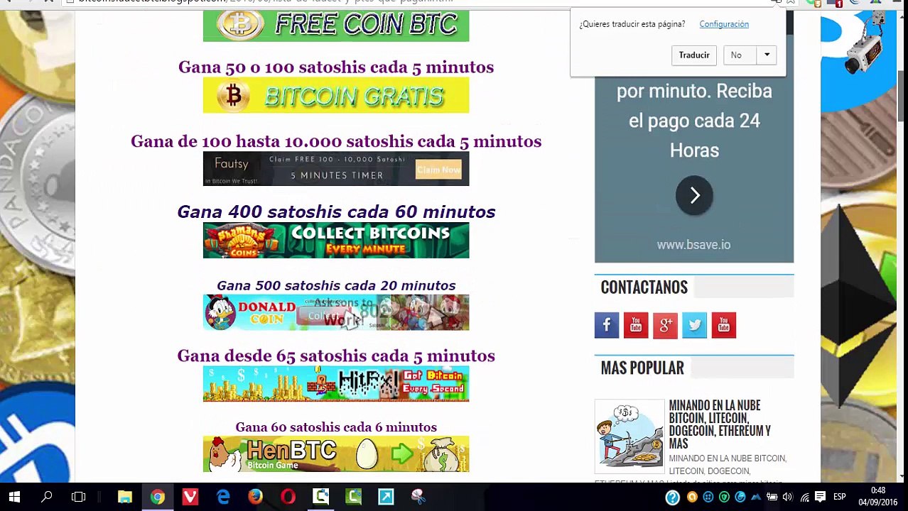 Bitcoins Gratis Faucet 100 Satoshis Cada 5 Minutos Pagos Al Instante Directo a FaucetBox