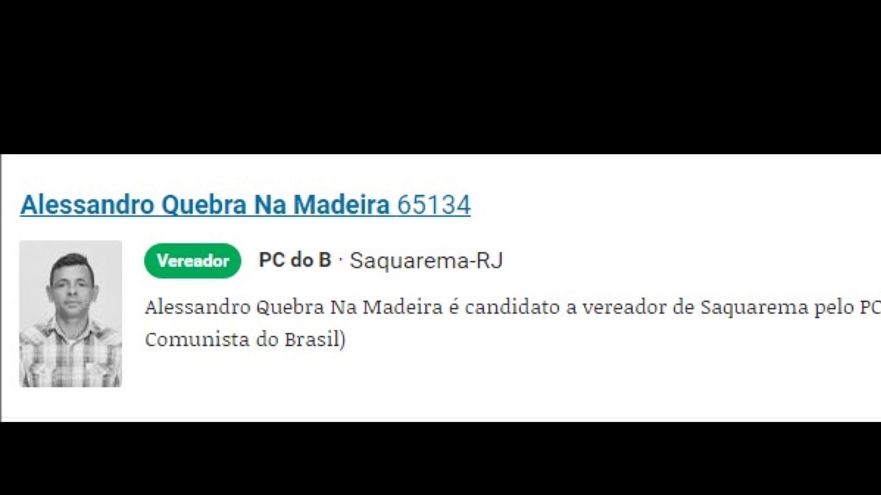 Candidatos engraçados