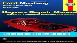 [PDF] Ford Mustang I, 1964 1/2-1973: V8 Engines Popular Online