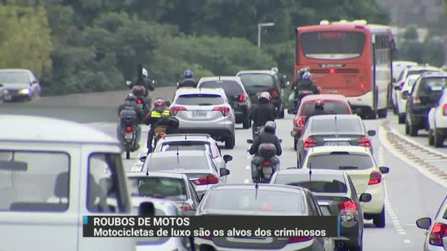 Motos de luxo viram objeto de desejo dos assaltantes