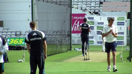 Download Video: James Anderson and Chris Woakes bowl serious pace in the nets