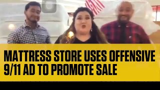 Mattress Store Uses Offensive 9_11 Ad to Promote Sale - YouTube