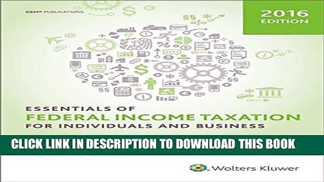 [PDF] Essentials of Federal Income Taxation for Individuals and Business (2016) Full Colection