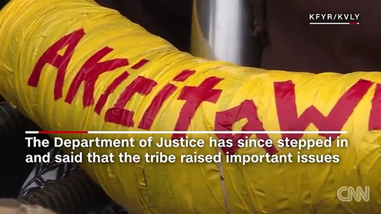 Oil pipeline in North Dakota in limbo - YouTube