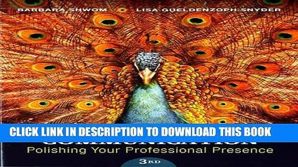 [PDF] Business Communication: Polishing Your Professional Presence (3rd Edition) Full Colection