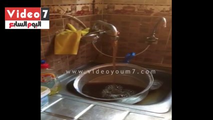 أهالى طنطا يستغيثون من تحول مياه الشرب للون الأسود فى الغربية