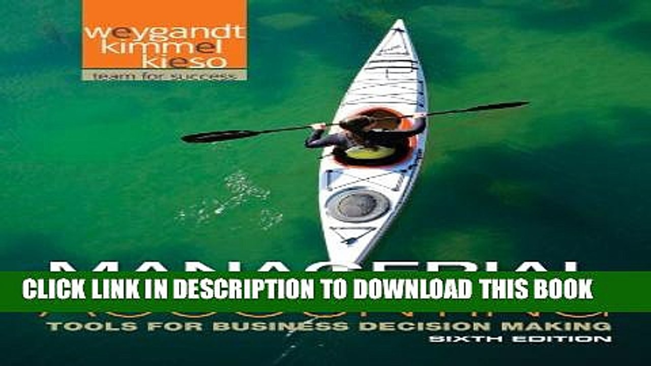 [Read PDF] Managerial Accounting: Tools for Business Decision Making Download Free