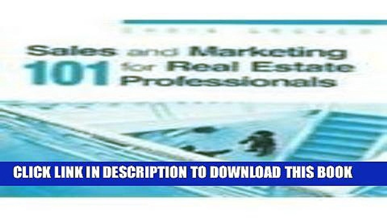 [PDF] Sales   Marketing 101 for Real Estate Professionals Full Online