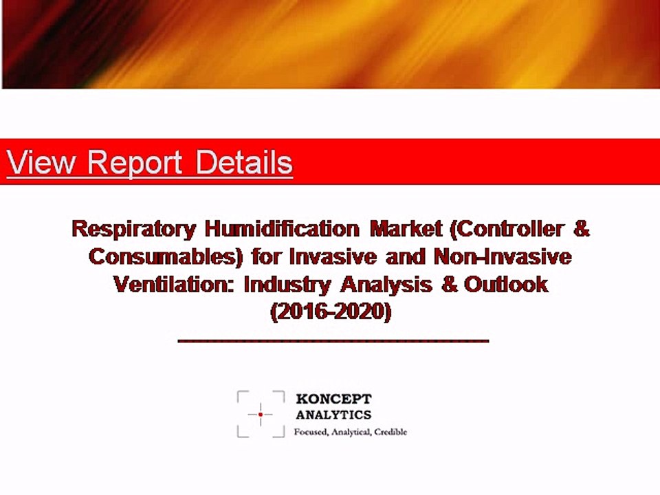 Respiratory Humidification Market (Controller & Consumables) for Invasive & Non-Invasive Ventilation