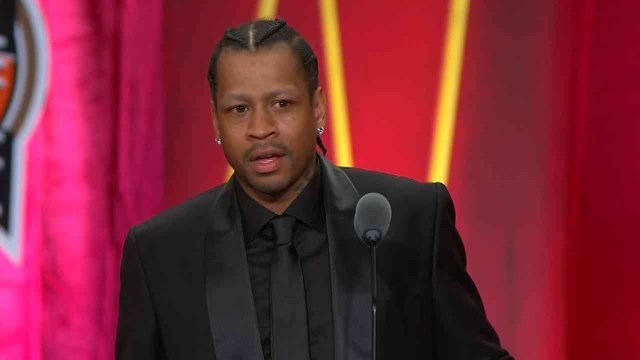 Emotional Iverson Inducted into HOF