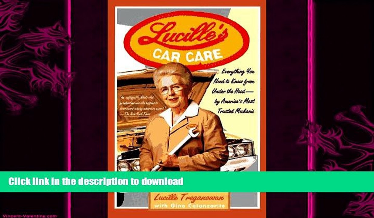 FAVORITE BOOK  Lucille s Car Care: Everything You Need to Know from Under the Hood FULL ONLINE