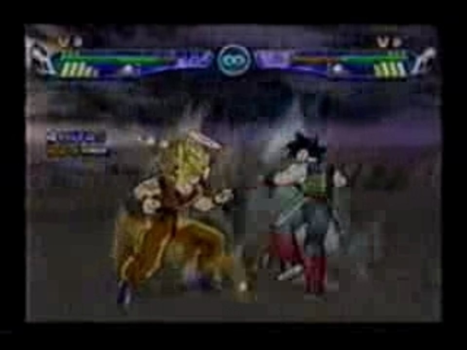 Budokai 3.-another bardock vs goku match 4hp bars